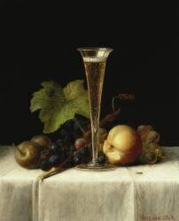 Nature morte avec coupe de champagne (Joseph Wilms) - Muzeo.com