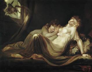 Cauchemar quittant le lit (Johann Heinrich Füssli) - Muzeo.com