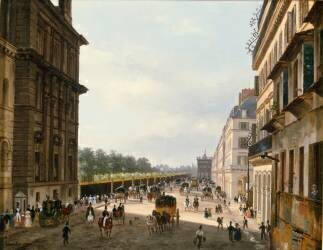 Paris, rue de Rivoli (Giuseppe Canella) - Muzeo.com