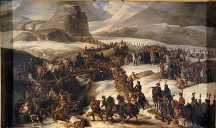 Passage du Grand Saint-Bernard par l'armée française le 20 mai 1800 (Charles Thévenin) - Muzeo.com