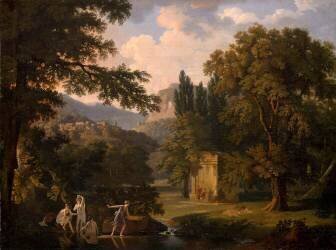 Paysage historique (Pierre Henri de Valenciennes) - Muzeo.com