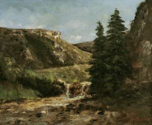 Paysage près d'Ornans (Gustave Courbet) - Muzeo.com
