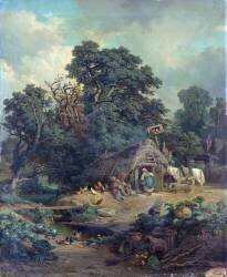 Paysage rural (Edouard-Theophile Blanchard) - Muzeo.com