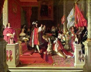 Philippe V d'Espagne faisant maréchal James Fitzjames (Jean-Auguste-Dominique Ingres) - Muzeo.com