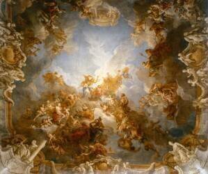 Plafond du salon d'Hercule : 