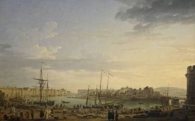 Port de Dieppe (Joseph Vernet) - Muzeo.com