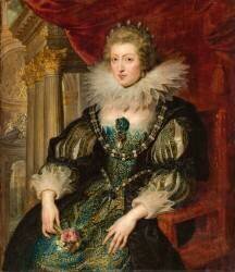 Portrait d'Anne d'Autriche (1601-1666) (Pierre Paul Rubens) - Muzeo.com
