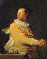 Portrait d'Anne-François d'Harcourt, duc de Beuvron en personnage de la comédie italienne (Jean-Honoré Fragonard) - Muzeo.com