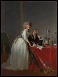 Portrait d'Antoine-Laurent Lavoisier et de sa femme (Jacques-Louis David) - Muzeo.com