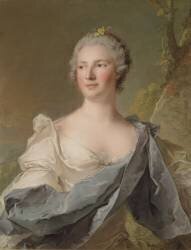 Portrait de Barbara Belgioso d'Este (Jean-Marc Nattier) - Muzeo.com