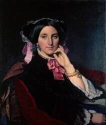 Portrait de Caroline Gonse (Jean-Auguste-Dominique Ingres) - Muzeo.com