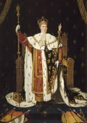 Portrait de Charles X en costume de sacre (Jean-Auguste-Dominique Ingres) - Muzeo.com