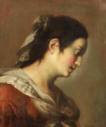 Portrait de femme (Bernardo Strozzi) - Muzeo.com