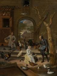 Portrait de Jacoba Maria van Wassenaer (Jan Steen) - Muzeo.com