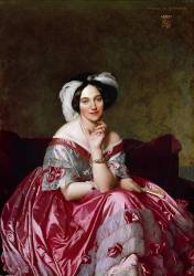 Portrait de la baronne Betty de Rothschild (Jean-Auguste-Dominique Ingres) - Muzeo.com
