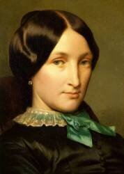 Portrait de la mère du docteur Bordier (Hippolyte Flandrin) - Muzeo.com