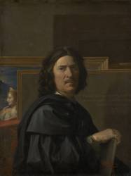 Portrait de l'artiste (Nicolas Poussin) - Muzeo.com