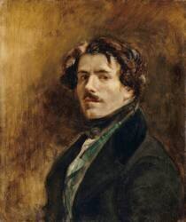 Portrait de l'artiste (Eugène Delacroix) - Muzeo.com