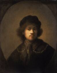 Portrait de l'artiste en jeune homme (Rembrandt) - Muzeo.com