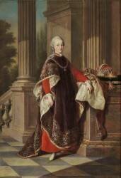 Portrait de l'empereur Léopold II d'Autriche, grand-duc de Toscane (1747-1792) (Anton von Maron) - Muzeo.com
