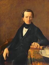 Portrait de maître Valmont, notaire de Cherbourg (Jean-François Millet) - Muzeo.com
