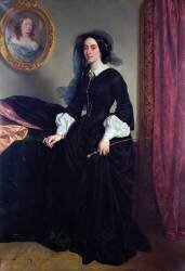 Portrait de Marie Deveria (Eugène Devéria) - Muzeo.com