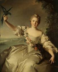 Portrait de Mathilde de Canisy (Jean-Marc Nattier) - Muzeo.com