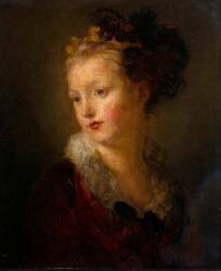 Portrait de Mlle Guimard (copie d'après Fragonard) (Leys Georgia Elise Schielderup) - Muzeo.com