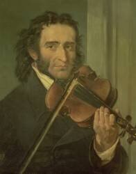 Portrait de Niccolo Paganini (Ecole italienne) - Muzeo.com