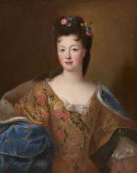 Portrait d'Elisabeth Charlotte d'Orléans, duchesse de Lorraine (1676-1744) (Pierre Gobert) - Muzeo.com