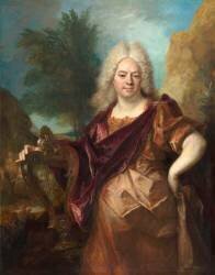 Portrait d'homme en Apollon (Nicolas de Largillière) - Muzeo.com