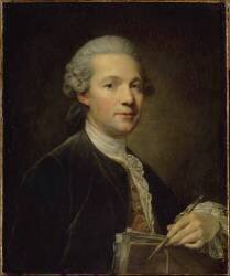 Portrait dit de l'architecte Gabriel (Jean-Baptiste Greuze) - Muzeo.com