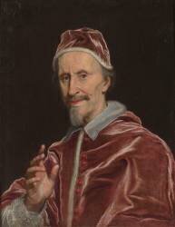 Portrait du pape Clément IX (1600-1669) (Baciccio) - Muzeo.com