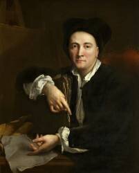 Portrait d'un artiste (anonyme) - Muzeo.com