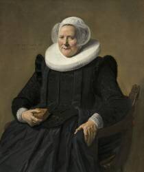 Portrait d'une dame âgée (Frans Hals) - Muzeo.com
