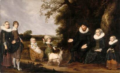 Portrait d'une famille (Jan Daemen Cool) - Muzeo.com