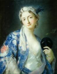 Portrait d'une femme (Rosalba Carriera) - Muzeo.com
