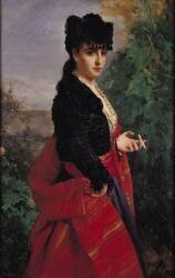 Portrait d'une femme espagnole (Henri Guillaume Schlesinger) - Muzeo.com