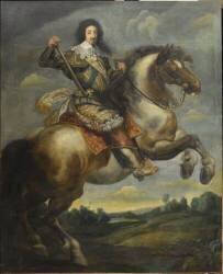 Portrait équestre de Louis XIII, roi de France (1601-1643) (Claude Deruet) - Muzeo.com