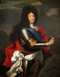 Portrait de Louis XIV de France (Hyacinthe Rigaud) - Muzeo.com
