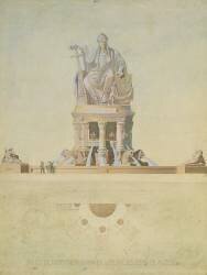 Projet de monument destiné à la place de l'Europe (Antoine Etex) - Muzeo.com