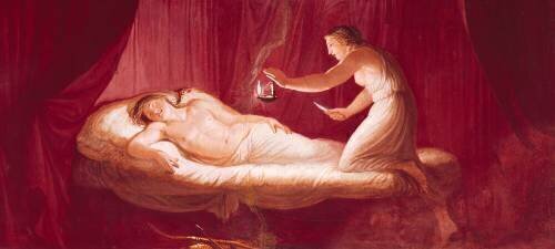 Psyché découvre l'Amour endormi (Andrea Appiani) - Muzeo.com