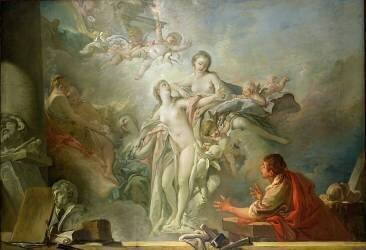 Pygmalion and Galatea (François Boucher) - Muzeo.com