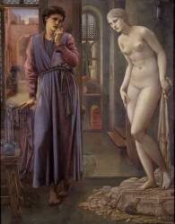 Pygmalion and the Image - The Hand Refrains (Edward Burne-Jones) - Muzeo.com