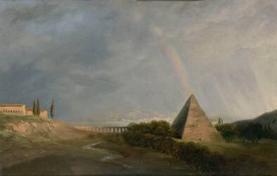Pyramide et Arc-en-ciel (Pierre Henri de Valenciennes) - Muzeo.com