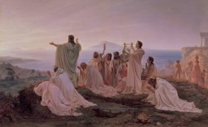 Pythagoreans' Hymn to the Rising Sun (Fiodor Bronnikov) - Muzeo.com