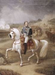 Revue par Charles X du camp de Saint Léonard, à Reims, aprés le Sacre, le 31 mai 1825 (Antoine-Jean Gros) - Muzeo.com