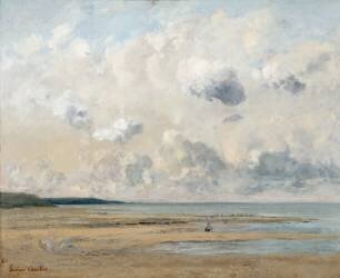 Rivage de Normandie (Gustave Courbet) - Muzeo.com