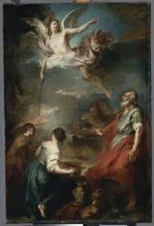 Sacrifice de Gédéon (François Boucher) - Muzeo.com