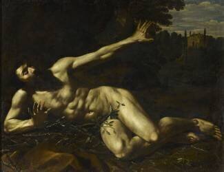 Saint Benoit de Nursie se roulant dans les ronces (Filippo Vitale) - Muzeo.com